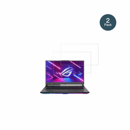 ASUSROG Strix G17 17.3 Zoll mit aufgebrachter dipos Flex Schutzfolie, glasklare Darstellung ohne Einschränkungen