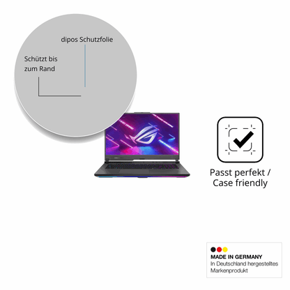 Besonders flexibler Displayschutz mit Anti-Shock-Schicht im Materialmix