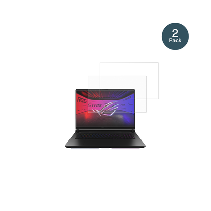 AsusROG Strix SCAR 18 2025 mit aufgebrachter dipos Panzerfolie, die lästige Fingerabdrücke minimiert