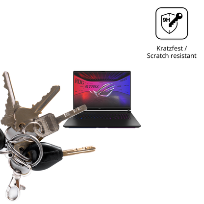 dipos Displayschutz für Asus ROG Strix SCAR 18 2025, mattierte Oberfläche, robuste Festigkeit und perfekte Passform