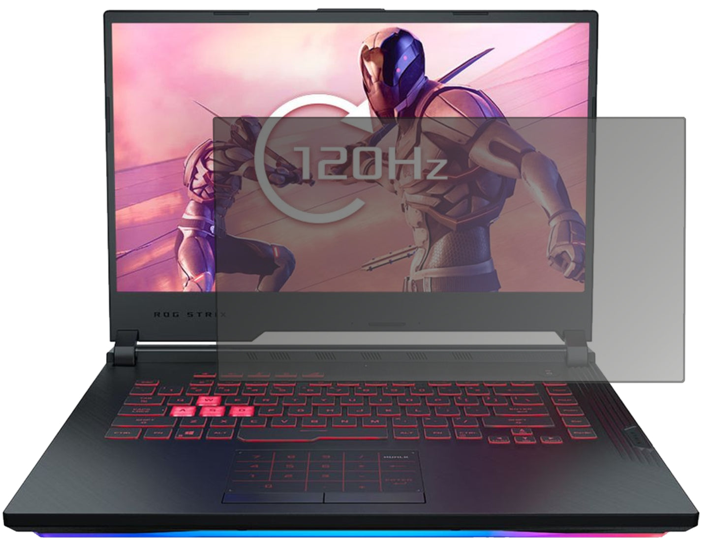 Blickschutzfolie von dipos passend für Asus ROG Strix Scar III G531GU, präziser Zuschnitt und blasenfrei montiert