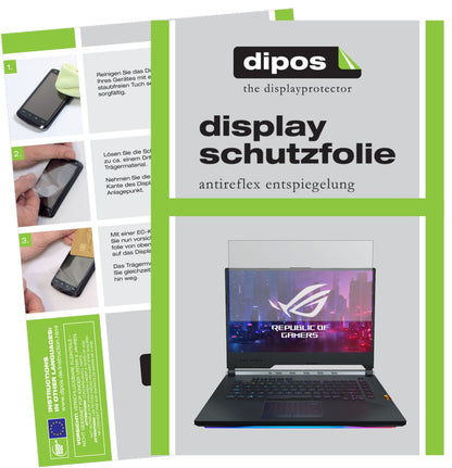 dipos 1x Matte Screen Protector for Asus ROG Strix Scar III G531GW-AZ150T