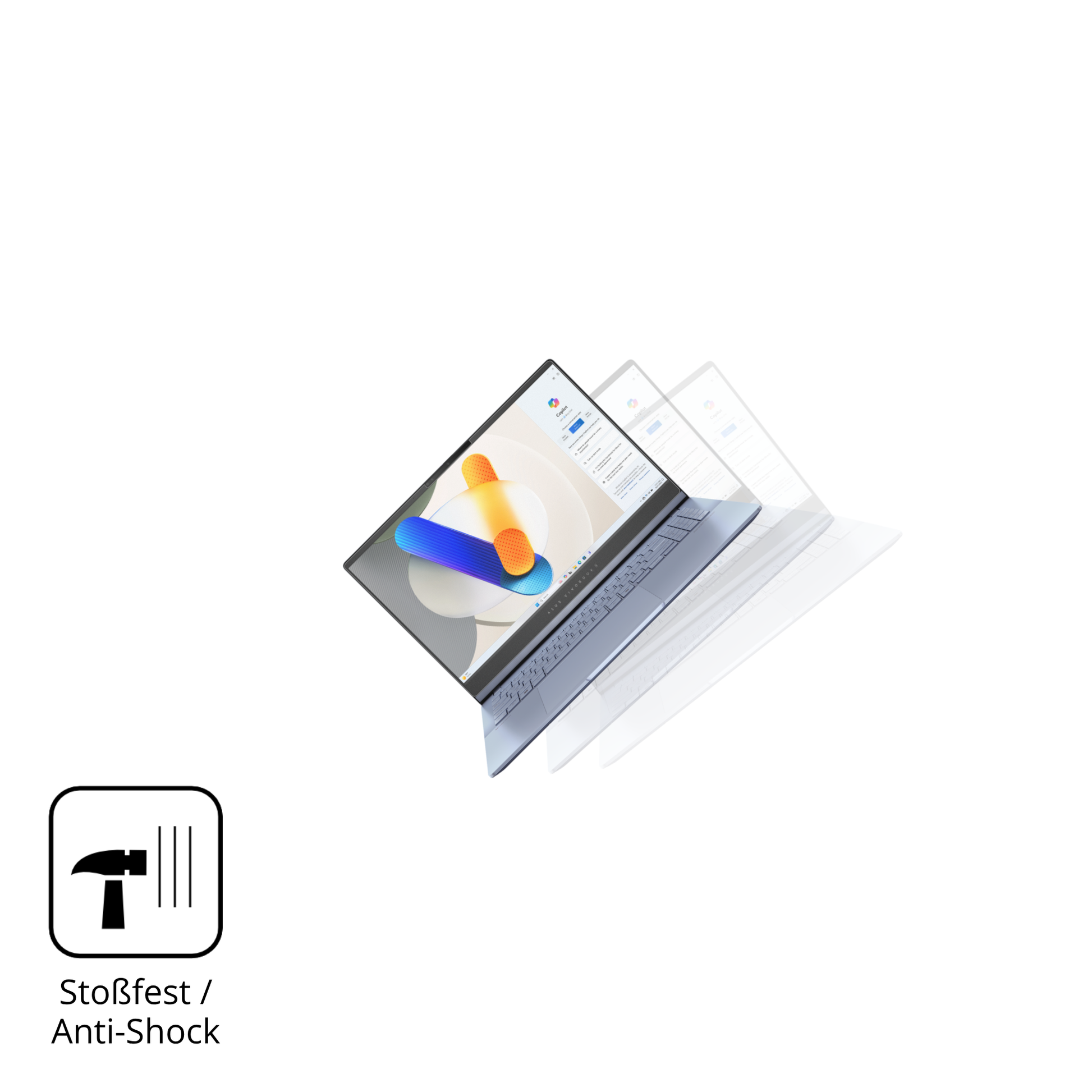 Schutz gegen Kratzer auf dem asusvivobook s15 Glas durch Schlüssel, Stöße gegen die Tischkante oder Stürze