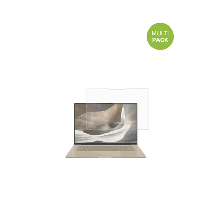 ASUSZenBook A16 16 Zoll mit aufgebrachter dipos Displayschutzfolie, die lästige Fingerabdrücke minimiert