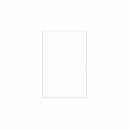 dipos Displayschutz für AWOW AIBOOK 11 10.1 Zoll, mattierte Oberfläche, geringe Dicke und perfekte Passform