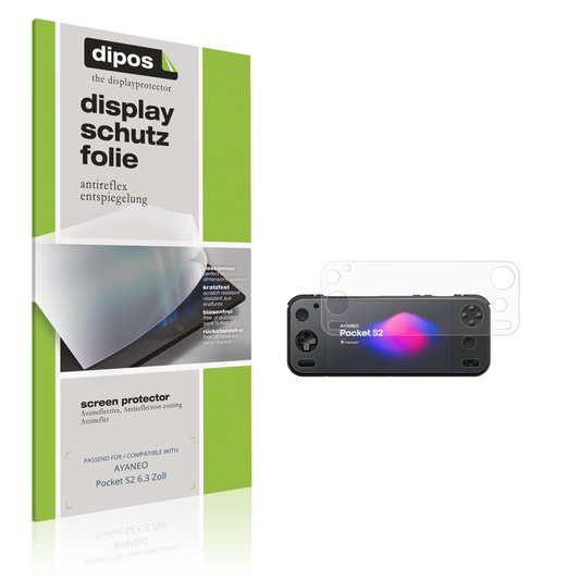 2x Schutzfolie matt für AYANEO Pocket S2 6.3 Zoll Display-Schutzfolie
