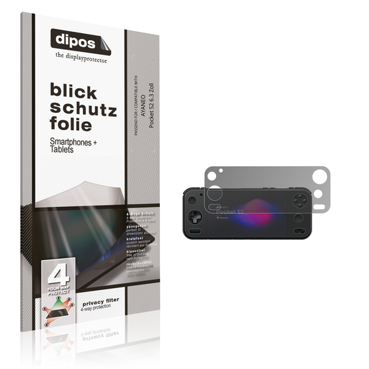 Blickschutzfolie für AYANEO Pocket S2 6.3 Zoll matt Schutzfolie Privacy