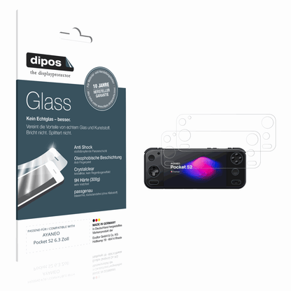 2x Screen Protector for AYANEO Pocket S2 6.3 Zoll Flexible Glass 9H dipos