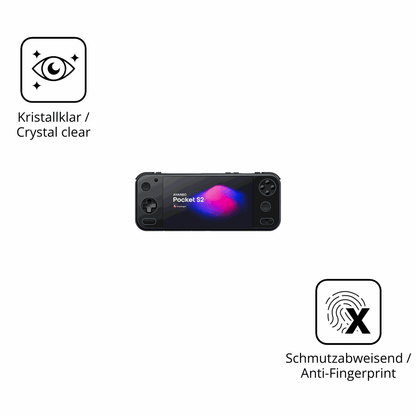 2x Screen Protector for AYANEO Pocket S2 6.3 Zoll Flexible Glass 9H dipos