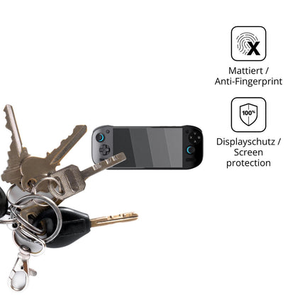 dipos Displayschutz für AYN Odin 2 Portal, mattierte Oberfläche, Blickschutzfilter und perfekter Passform