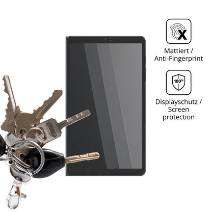 dipos Displayschutz für Azeyou F8, mattierte Oberfläche, Blickschutzfilter und perfekter Passform