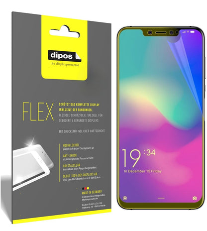 2x Screen Protector for Elephone A5 Protective Film covers 100% dipos Flex
