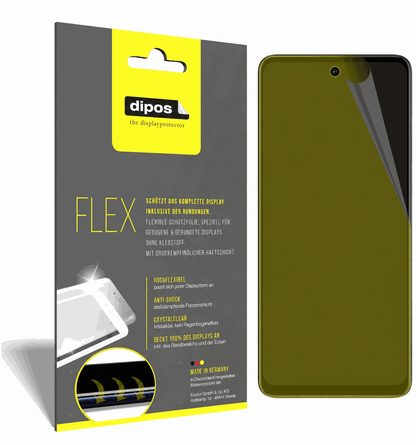 2x Screen Protector for Motorola G60S Protective Film covers 100% dipos Flex