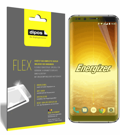 dipos FLEX 3x Clear Screen Protector for Energizer Powermax P600S