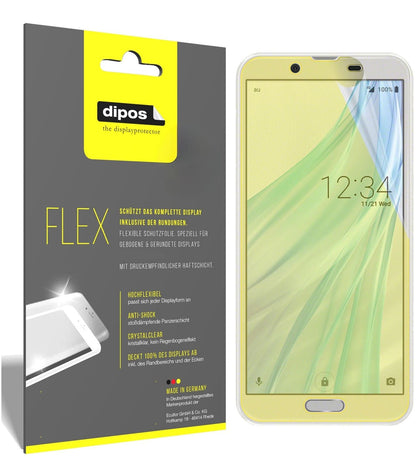 2x Screen Protector Sharp Aquos Sense2 Protective Film covers 100% dipos Flex