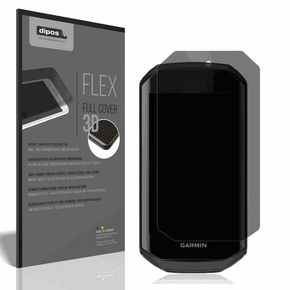 Full Cover Privacy Film for Garmin Edge 1050 Screen Protector Anti-Shock