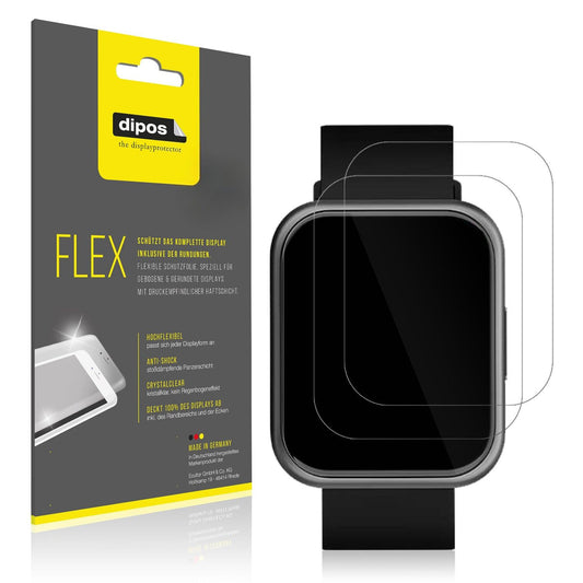 2x Screen Protector for Noise ColorFit Ultra Protective Film covers 100% dipos