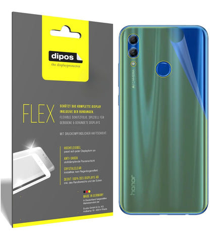 2x Screen Protector Honor 10 Lite back Protective Film covers 100% dipos Flex