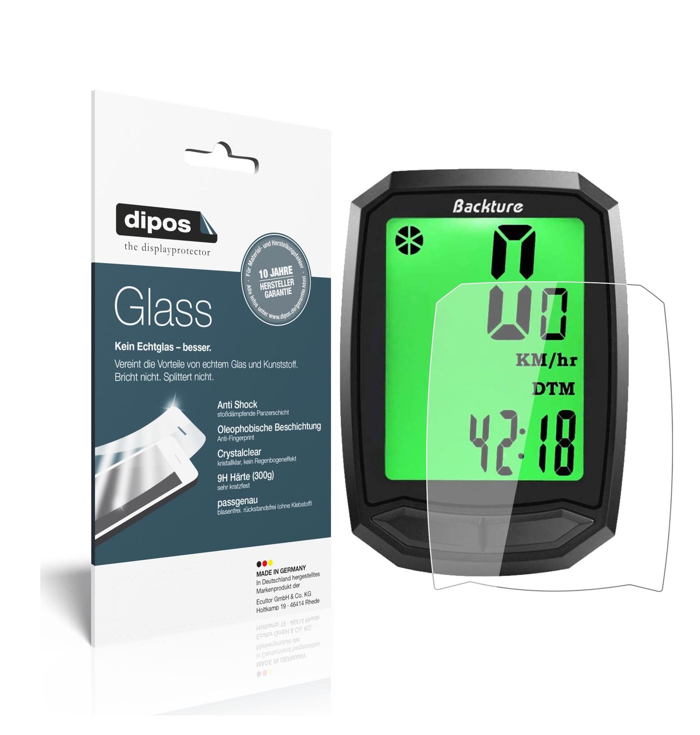 Screen Protector for Backture Realtime Speed Track Flexible Glass 9H dipos