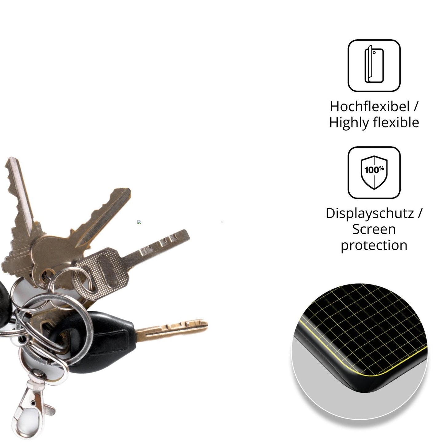 dipos Displayschutz für Baolubao R-30 MAX, transparente Oberfläche, geringe Dicke und perfekte Passform