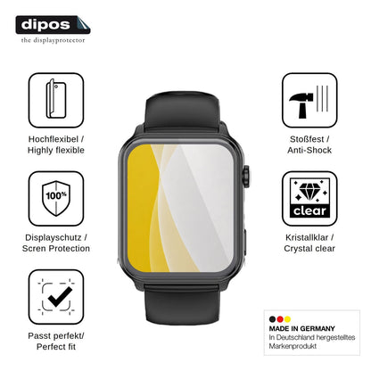 2x Screen Protector for Baolubao R-30 MAX Protective Film covers 100% dipos Flex
