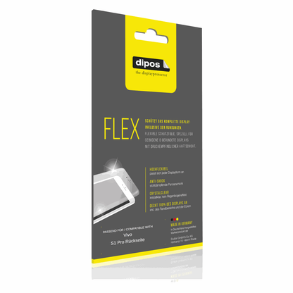 3x Screen Protector for Vivo S1 Pro back Protective Film covers 100% dipos Flex