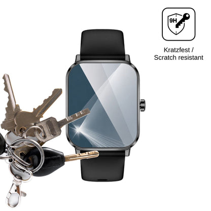 2x Screen Protector for Beafon Smartwatch 103 Flexible Glass 9H dipos