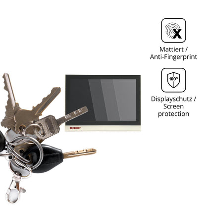 dipos Displayschutz für Beckhoff CP2913, mattierte Oberfläche, Blickschutzfilter und perfekter Passform