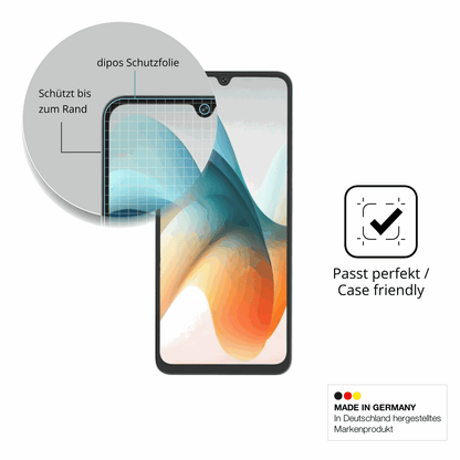 Schutzglasfolie mit optimaler Passform, zur Verwendung mit Hüllen geeignet