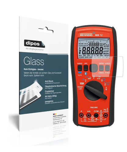 2x 9H Clear Screen Protector for Benning MM 12 Messgerät – Shatterproof, Crystal Clear