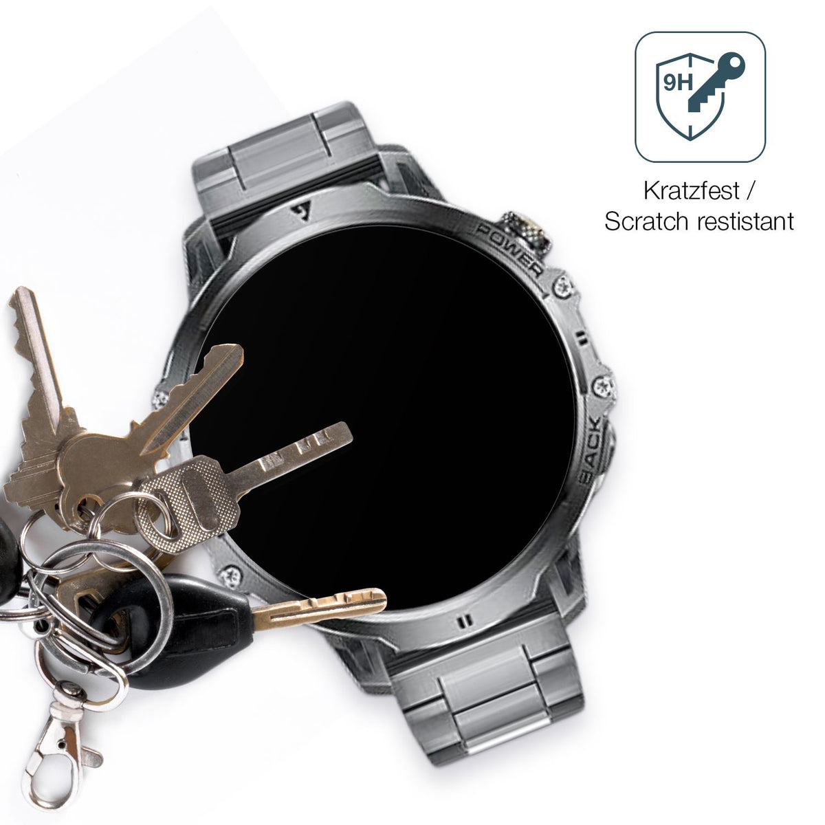 dipos Displayschutz für Benyar EF13-E, mattierte Oberfläche, robuste Festigkeit und perfekte Passform