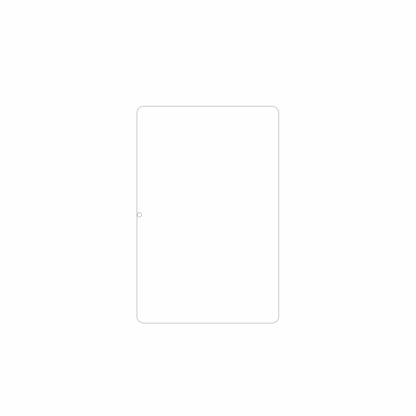 dipos Displayschutz für Biegedy B26 10.1 Zoll, mattierte Oberfläche, geringe Dicke und perfekte Passform