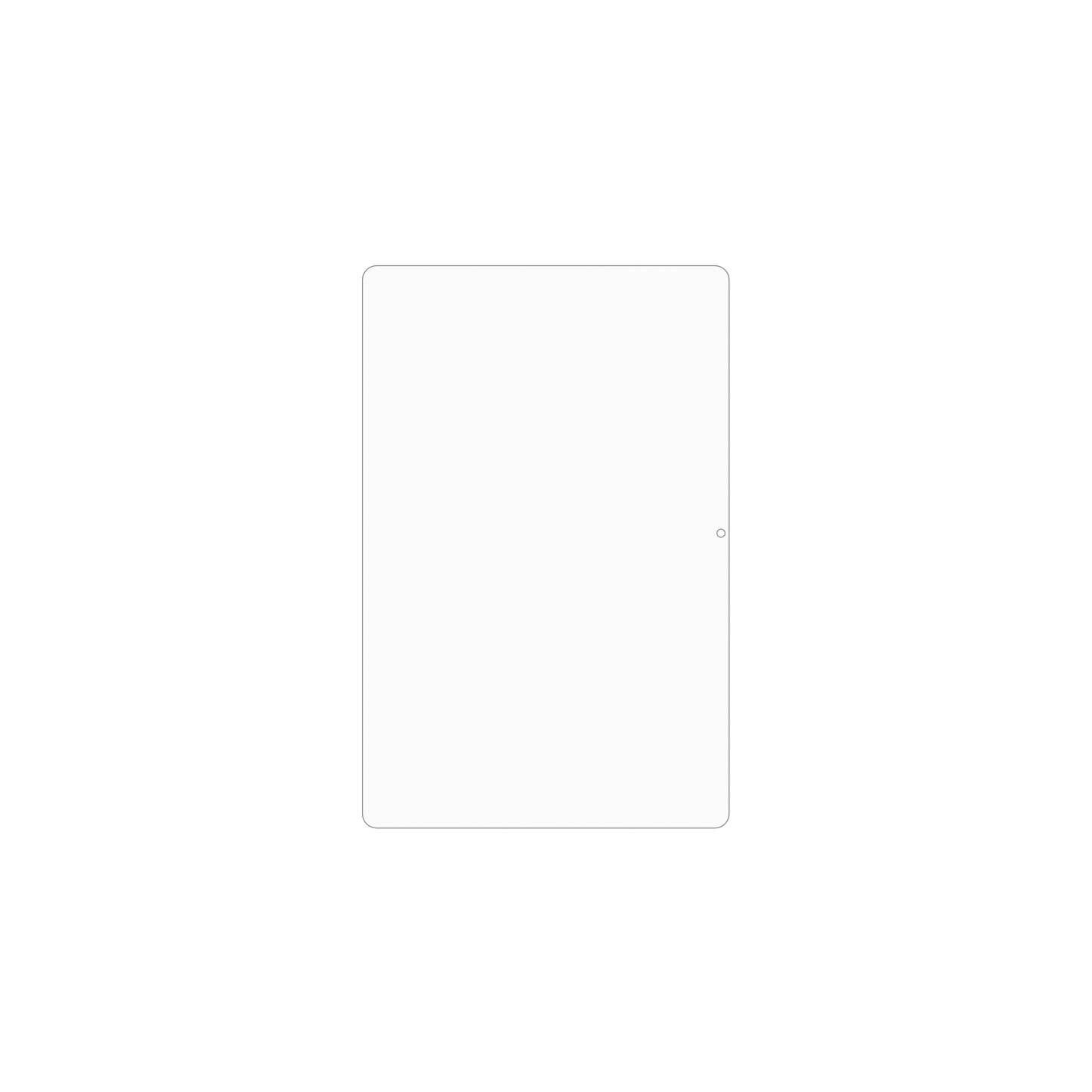dipos Displayschutz für BIEGEDY B23 11 Zoll, mattierte Oberfläche, geringe Dicke und perfekte Passform