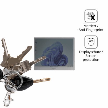 dipos Displayschutz für Bigme B13, mattierte Oberfläche, Blickschutzfilter und perfekter Passform