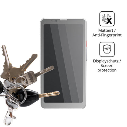 dipos Displayschutz für Bigme Hibreak Dual, mattierte Oberfläche, Blickschutzfilter und perfekter Passform
