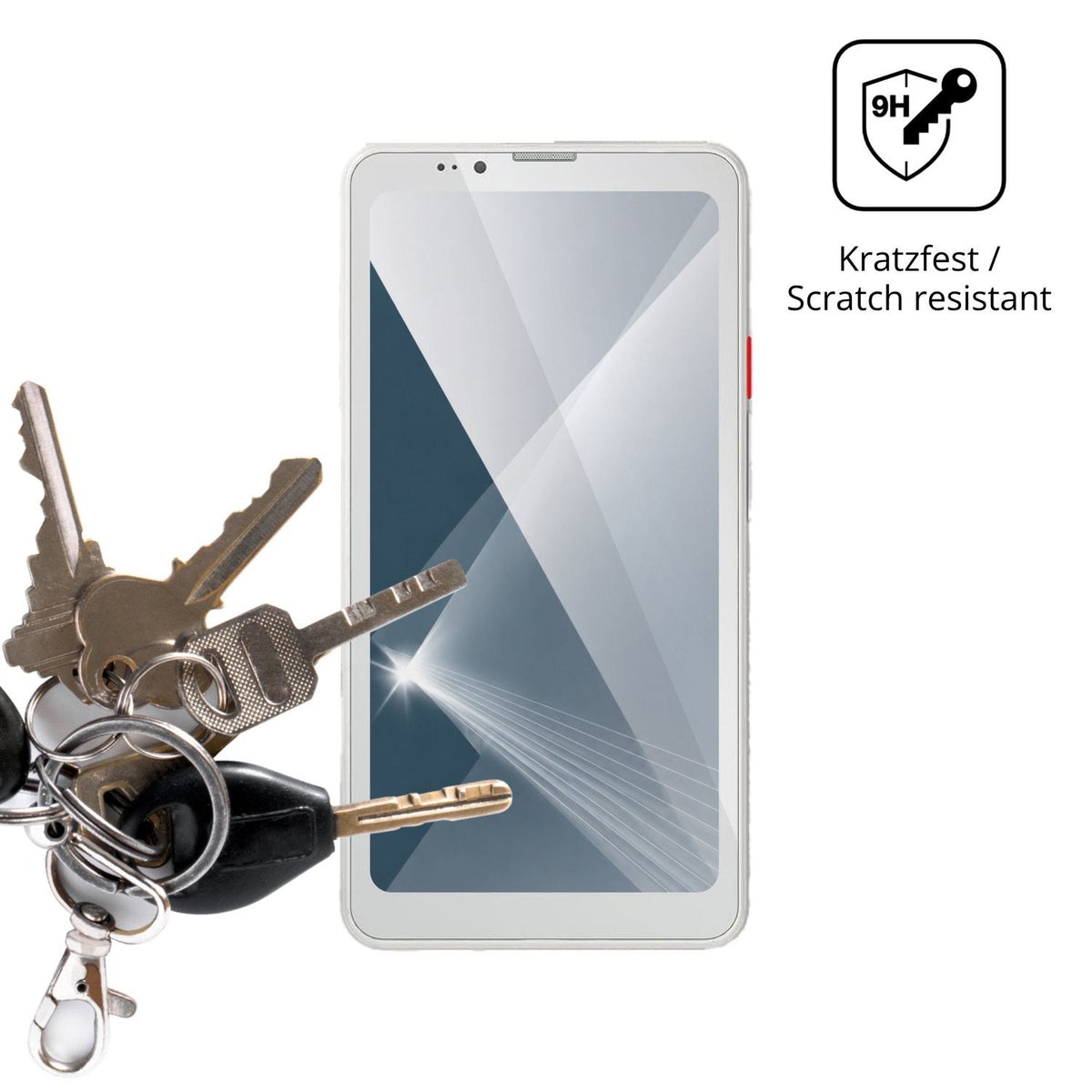 dipos Displayschutz für Bigme HiBreak Pro Color, transparente Oberfläche, perfekte Passform auch für die Rundungen