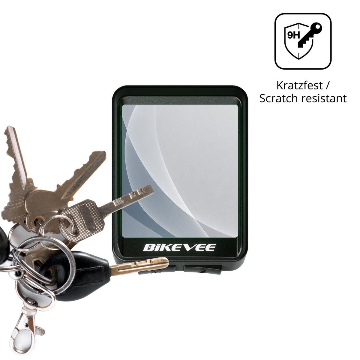 dipos Displayschutz für Bikevee BKV-1517, mattierte Oberfläche, robuste Festigkeit und perfekte Passform