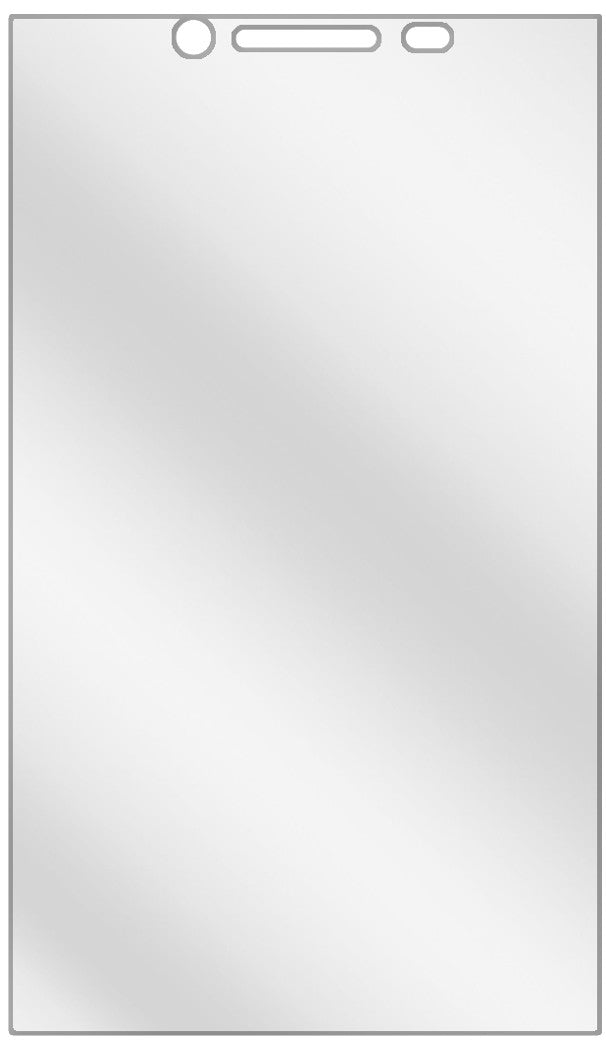dipos Displayschutz für Blackberry Key 2, transparente Oberfläche, geringe Dicke und perfekte Passform