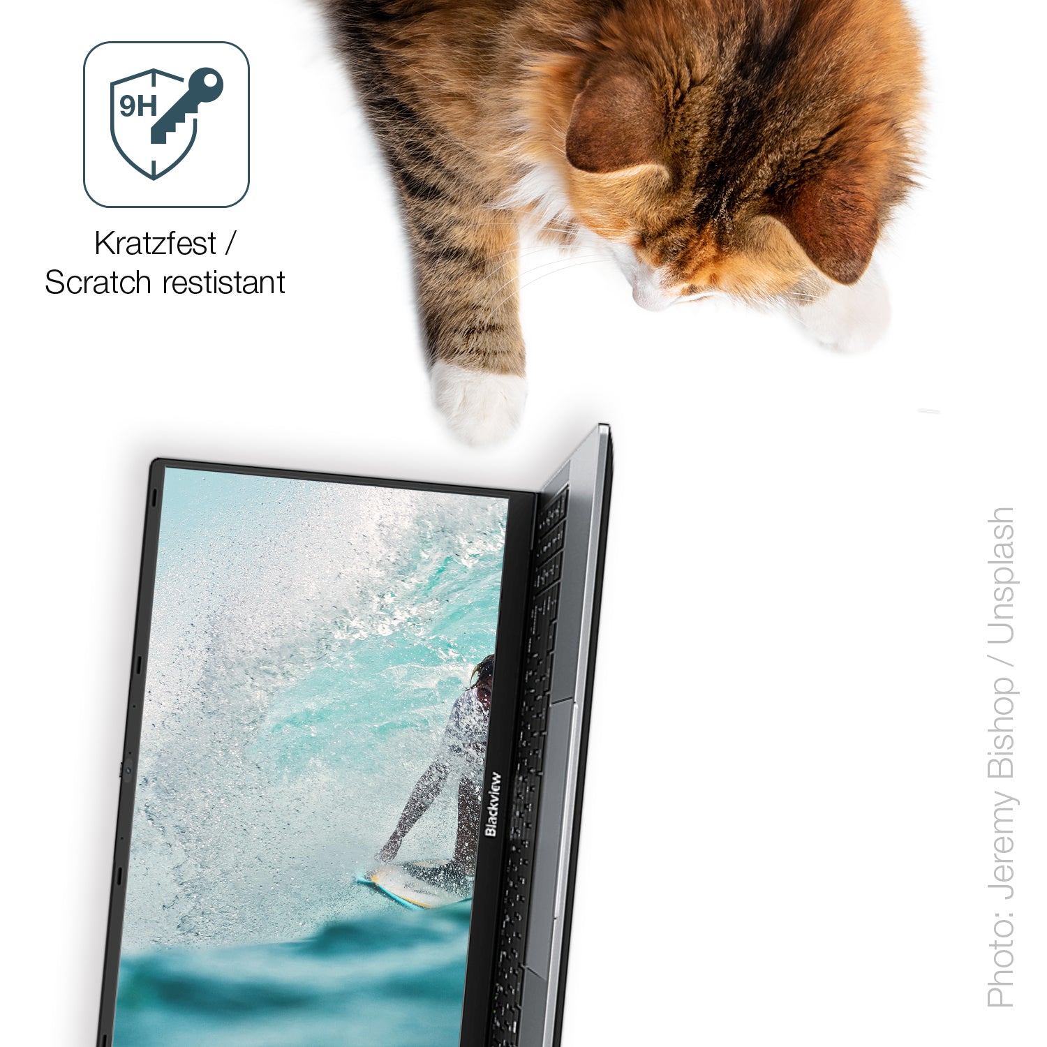 dipos Displayschutz für Blackview Acebook 6 15.6 Zoll, mattierte Oberfläche, robuste Festigkeit und perfekte Passform