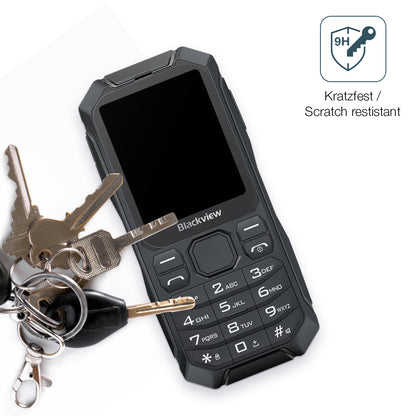 dipos Displayschutz für Blackview N1000, mattierte Oberfläche, robuste Festigkeit und perfekte Passform