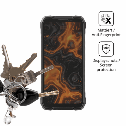 dipos Displayschutz für Blackview Rock 5, mattierte Oberfläche, Blickschutzfilter und perfekter Passform