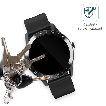 dipos Displayschutz für Blackview X1, transparente Oberfläche, perfekte Passform auch für die Rundungen