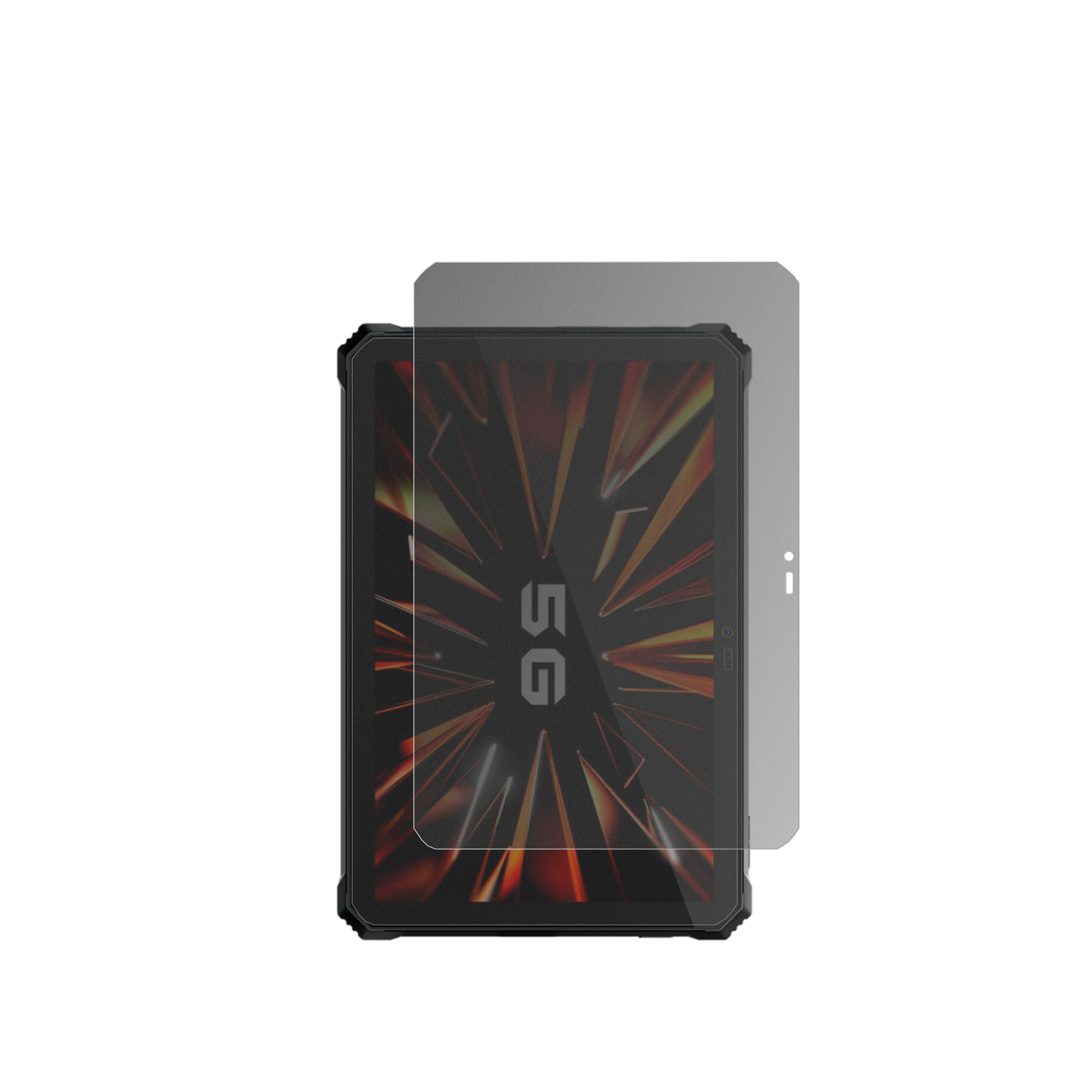 blackviewactive 12 pro 5g outdoor mit aufgebrachtem dipos Displayschutz, der seitliche Einblicke blockiert