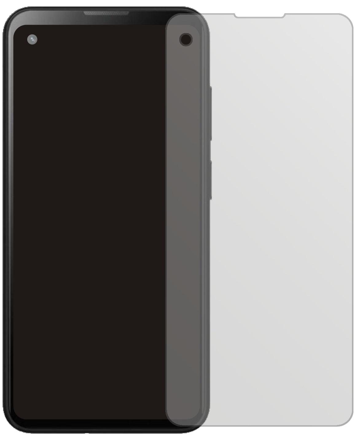 BlackviewBL5000 mit aufgebrachter dipos Displayschutzfolie, die lästige Fingerabdrücke minimiert