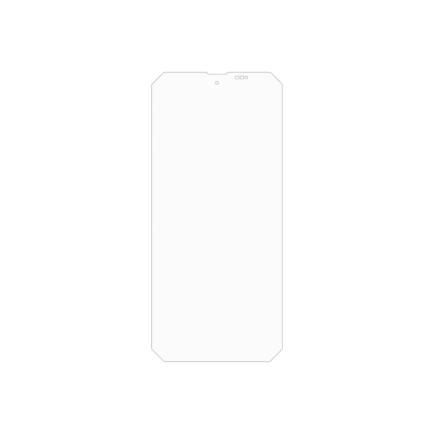 dipos Displayschutz für Blackview FORT 2, mattierte Oberfläche, geringe Dicke und perfekte Passform