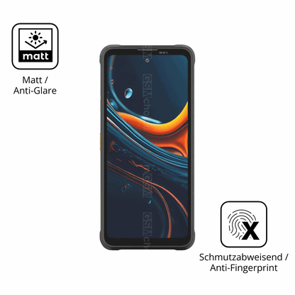 Dünne und entspiegelnde Folie passend zugeschnitten für Blackview Fort 5