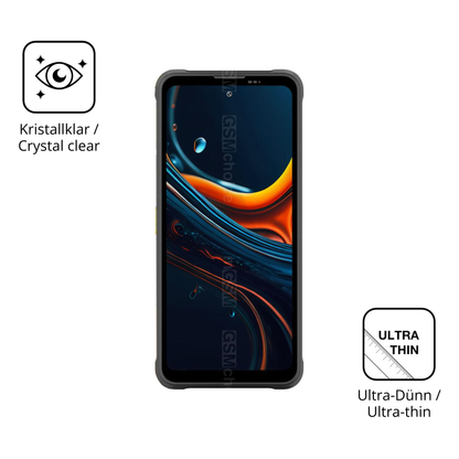 Dünne und klare Folie passend zugeschnitten für Blackview Fort 5