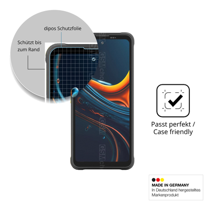 Schutzglasfolie mit optimaler Passform, zur Verwendung mit Hüllen geeignet