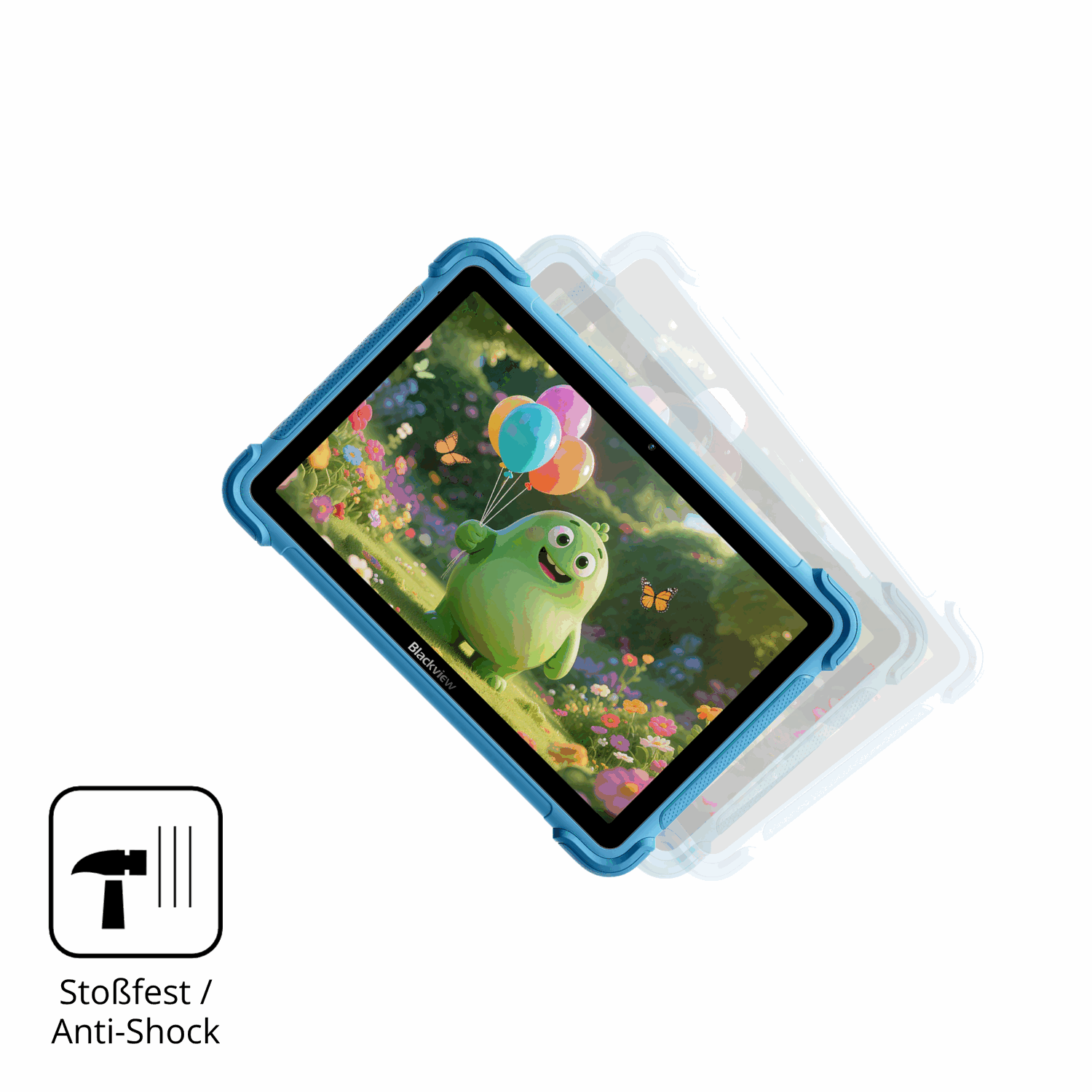 Schutz gegen Kratzer auf dem Blackview Link 1 Kids Glas durch Schlüssel, Stöße gegen die Tischkante oder Stürze