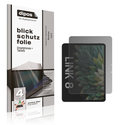Blickschutzfolie für Blackview Link 8 matt Schutzfolie Privacy